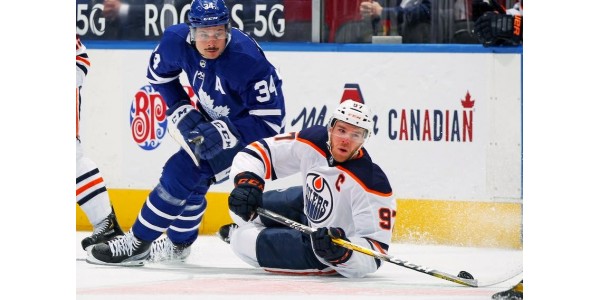 Gagner des cœurs entre les Maple Leafs de Toronto et les Oilers d'Edmonton